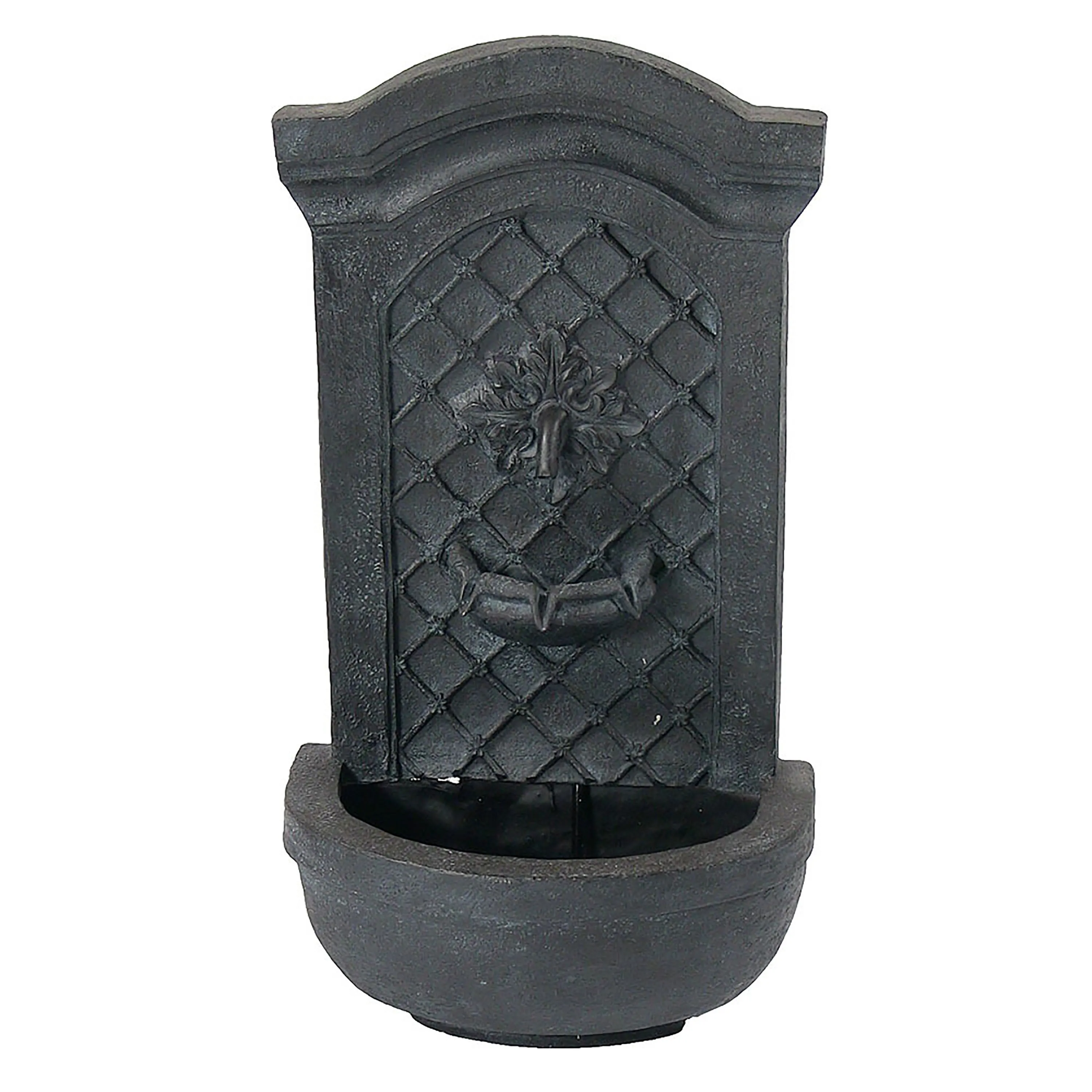 Sunnydaze Rosette Leaf Outdoor Wall Fountain
