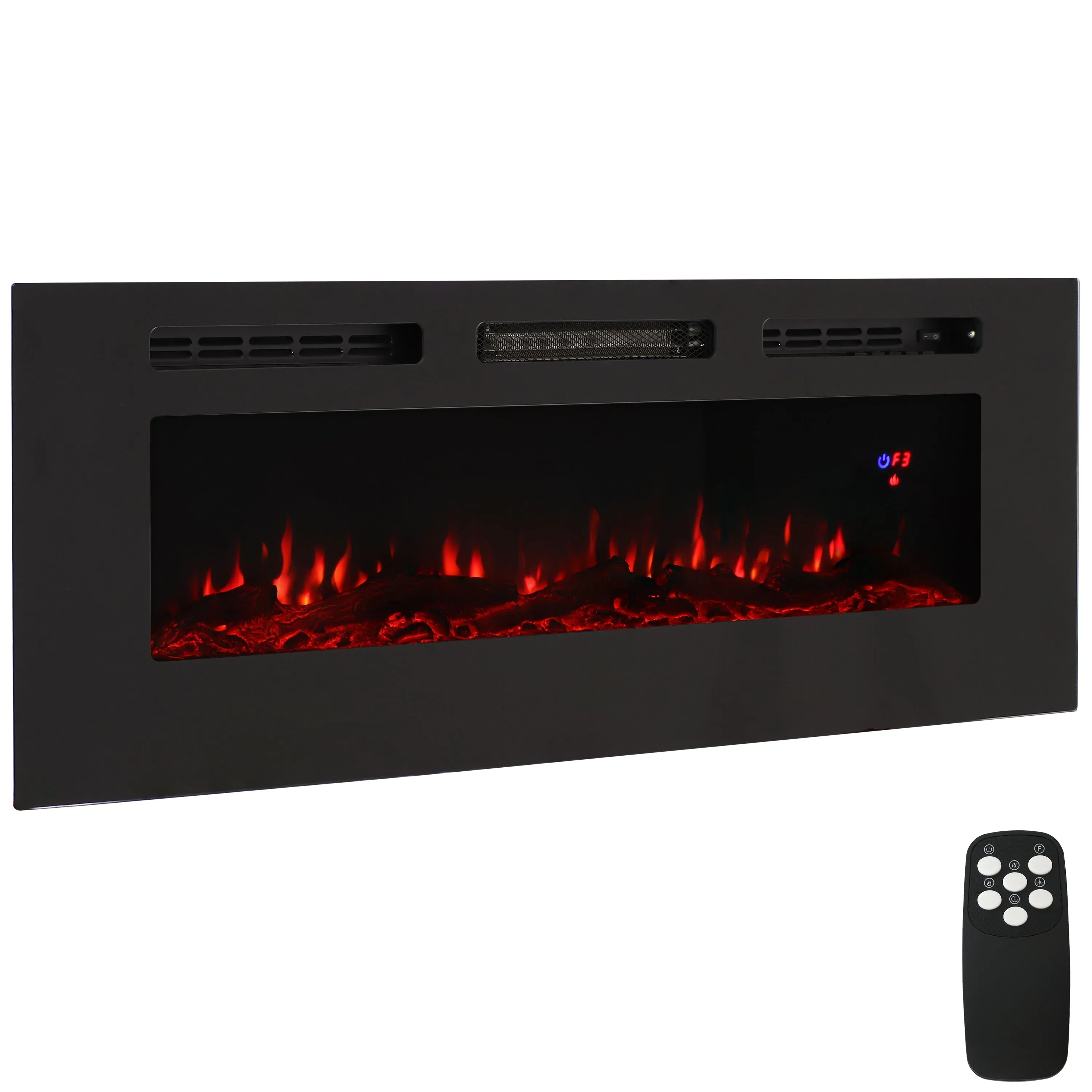 Sunnydaze Sophisticated Hearth Indoor Electric Fireplace