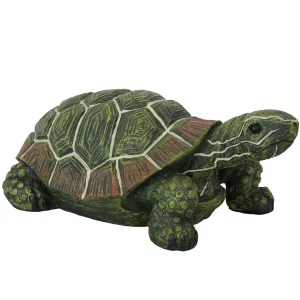 Sunnydaze Terrance the Tortoise Indoor/Outdoor Decorative Statue - 9"