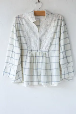 Swan Check Top