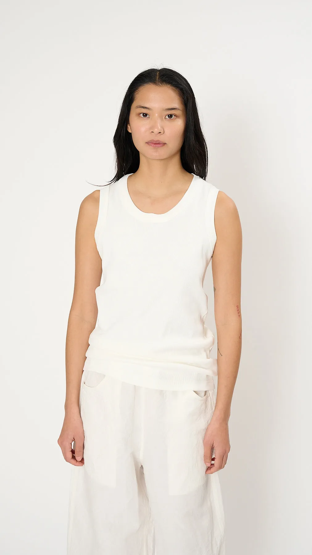 Tank Top in Off White