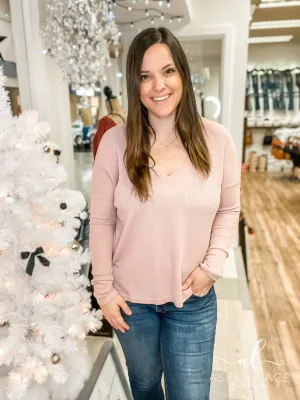 Tasha Knit Top (Blush)