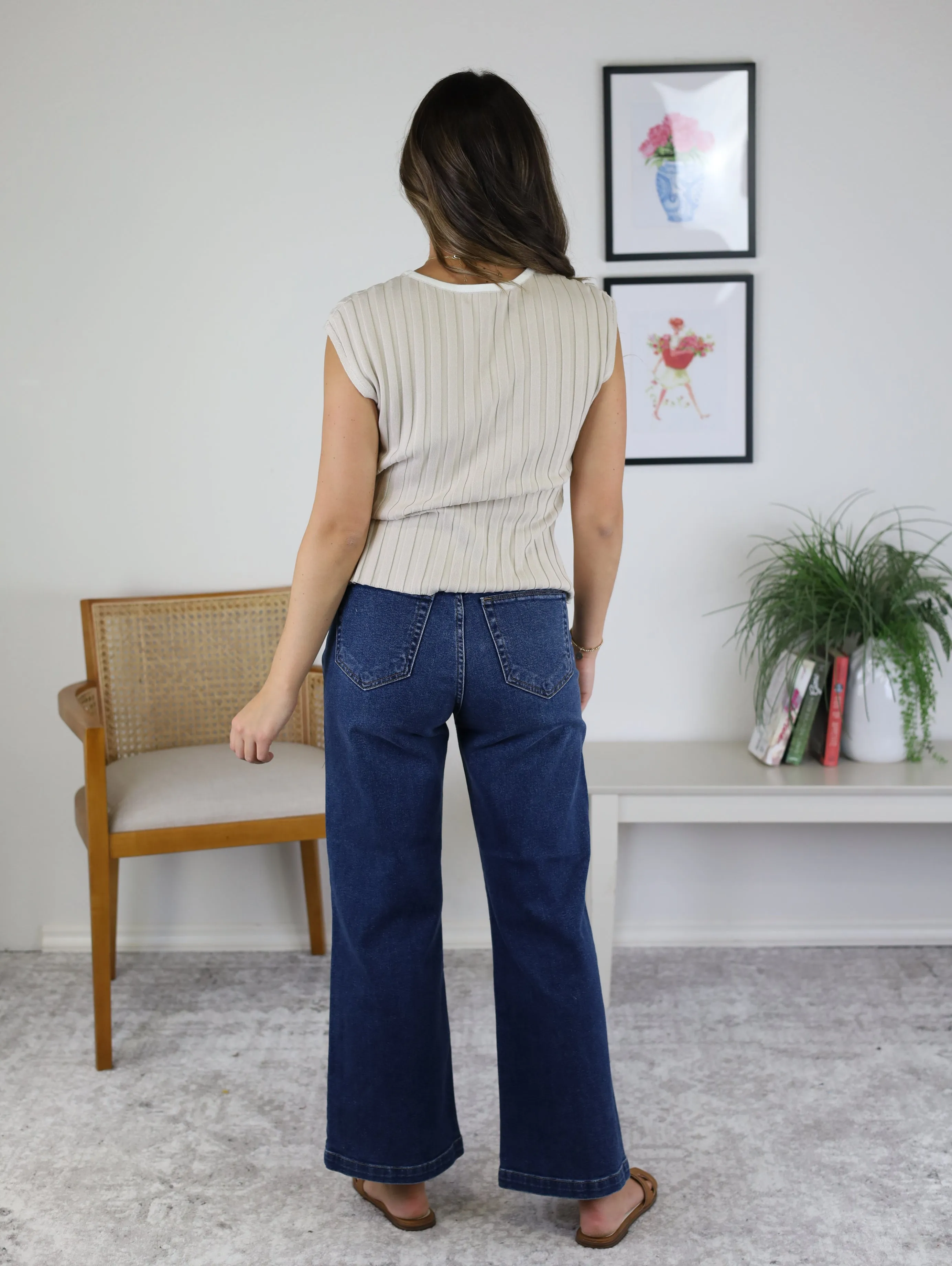 Teresa Contrast Knit Top