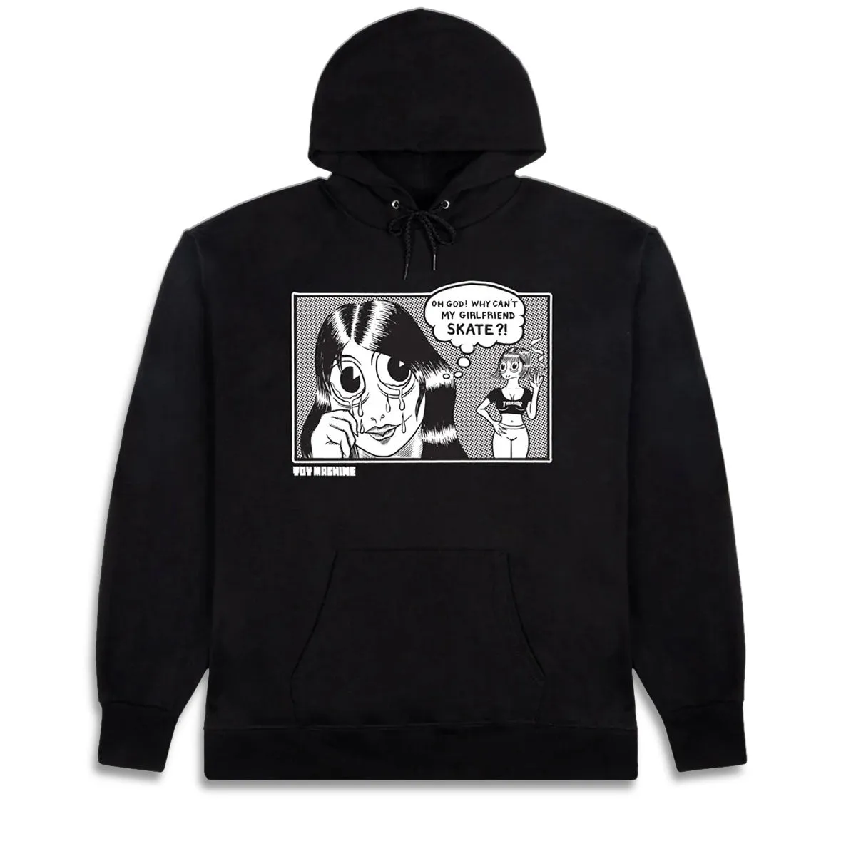 Thrasher x Toy Machine Girlfriend Hoodie - Black