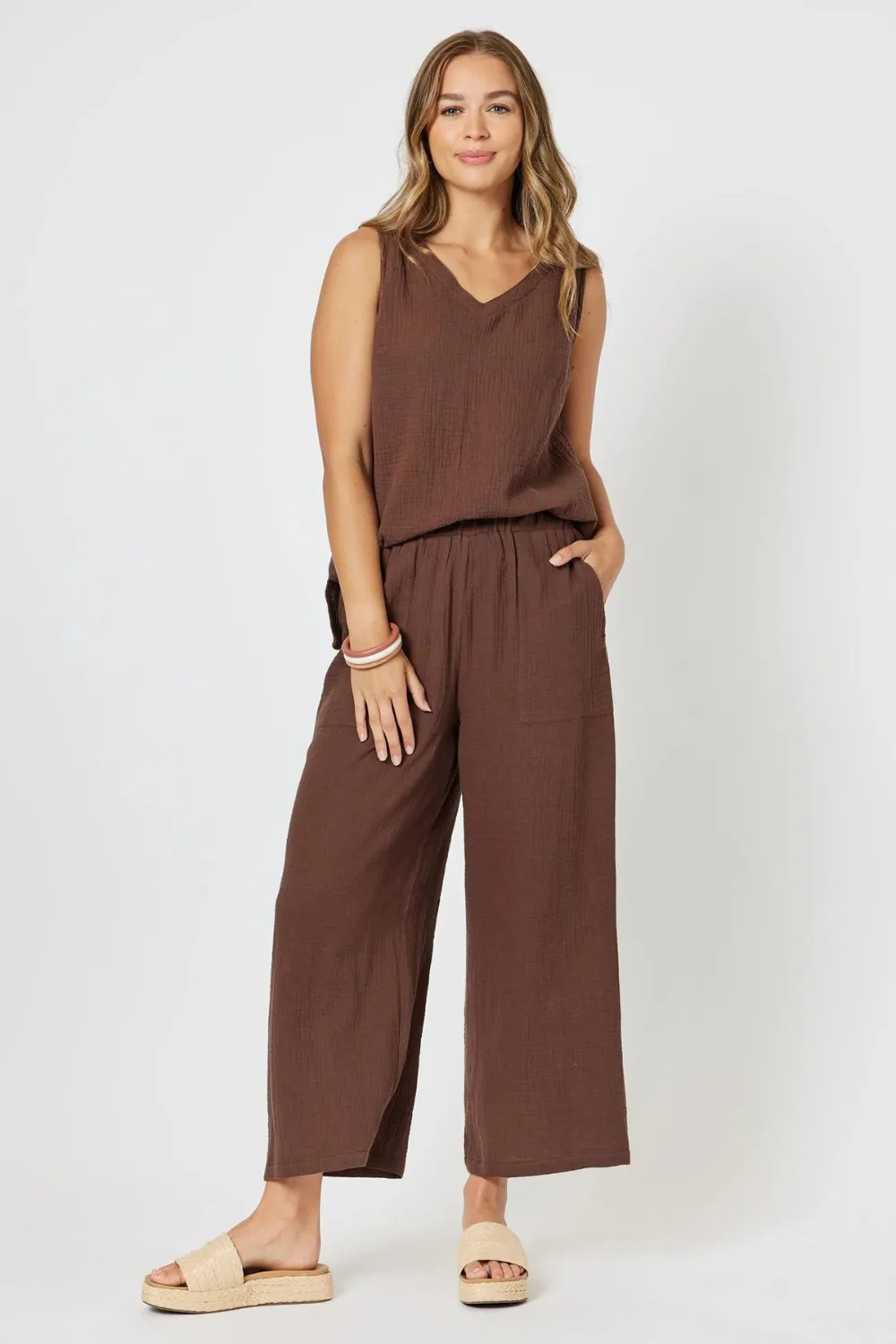Threadz Byron Textured Cotton Pant