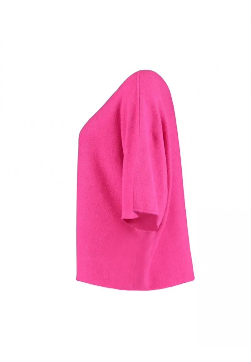 Tilda Pink Wide Sleeve Pullover