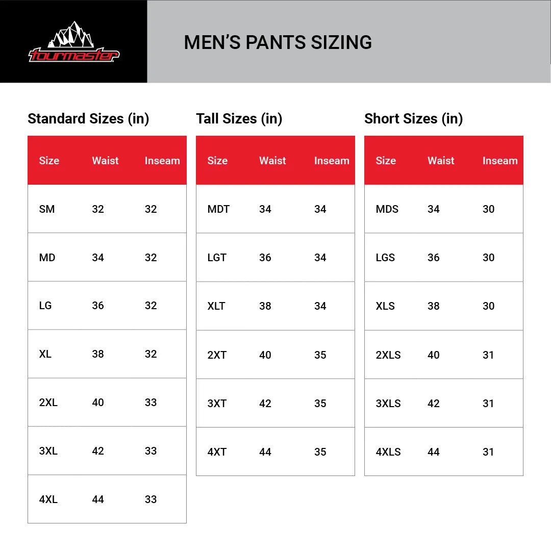 Tour Master Men's Highlander Waterproof Motorcycle Pants