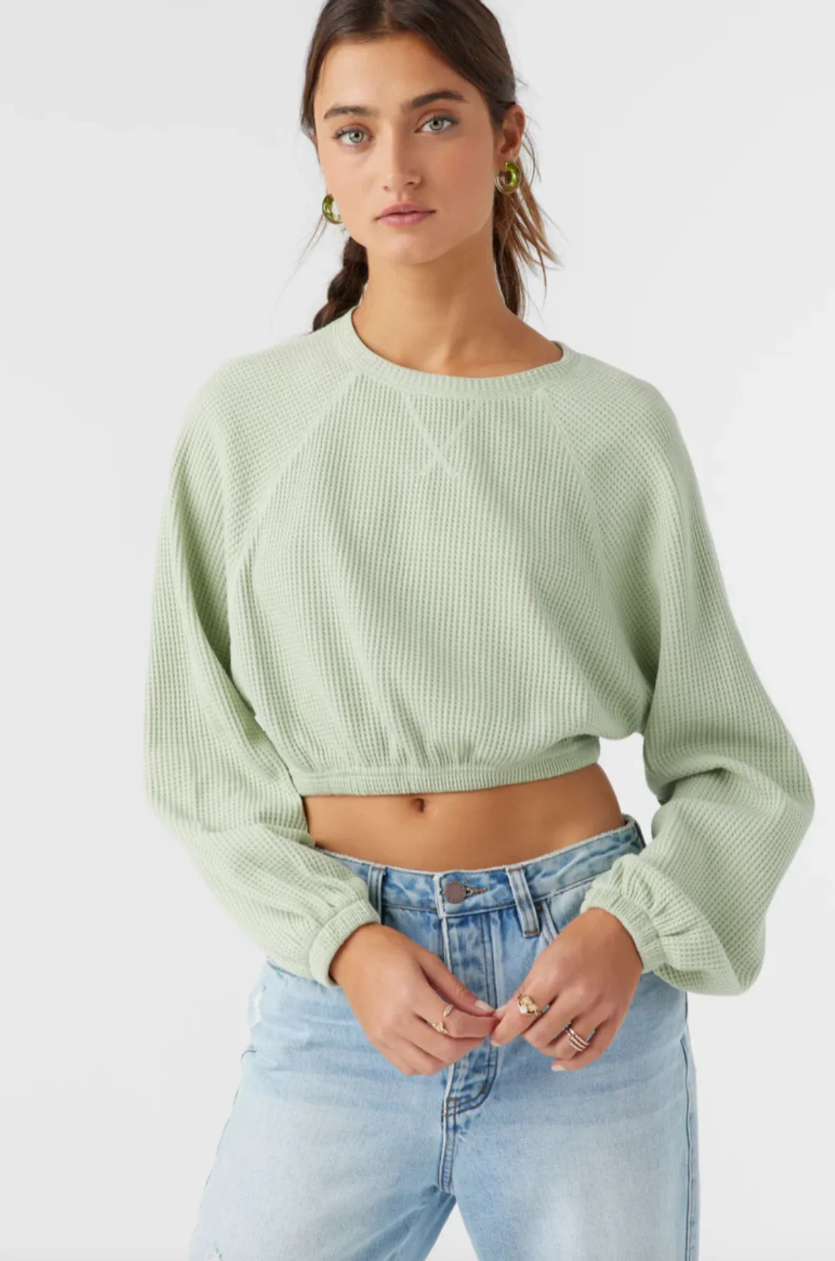 TOUR WAFFLE KNIT SLOUCHY TOP (DSG)