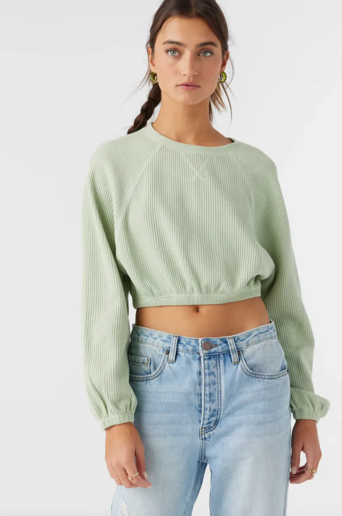 TOUR WAFFLE KNIT SLOUCHY TOP (DSG)