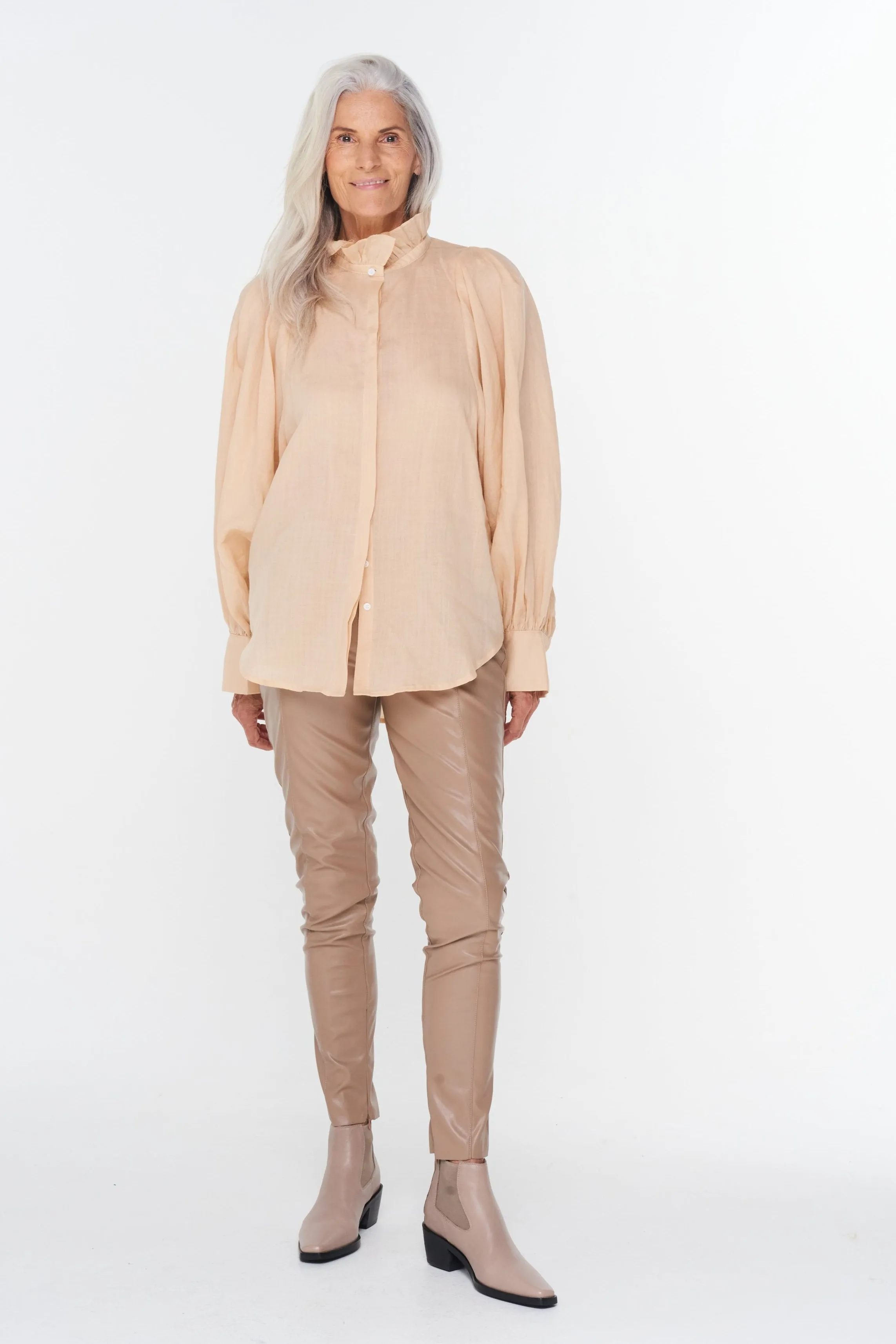 Trellis Top in Shell