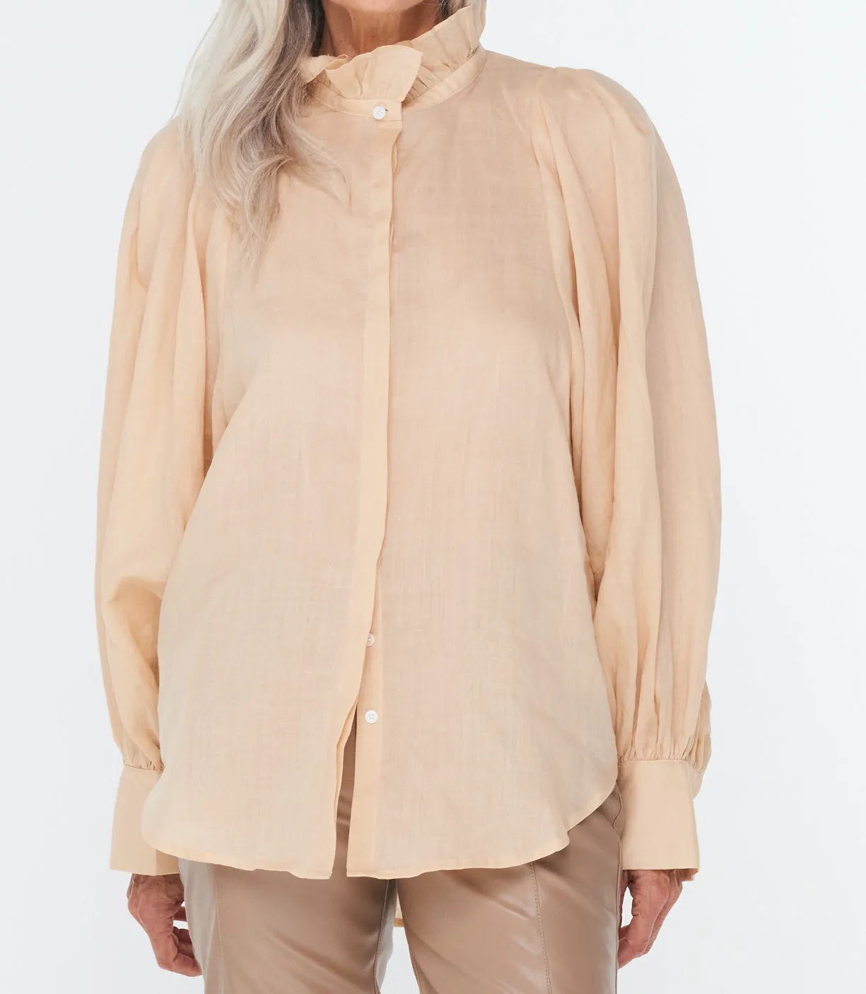 Trellis Top in Shell