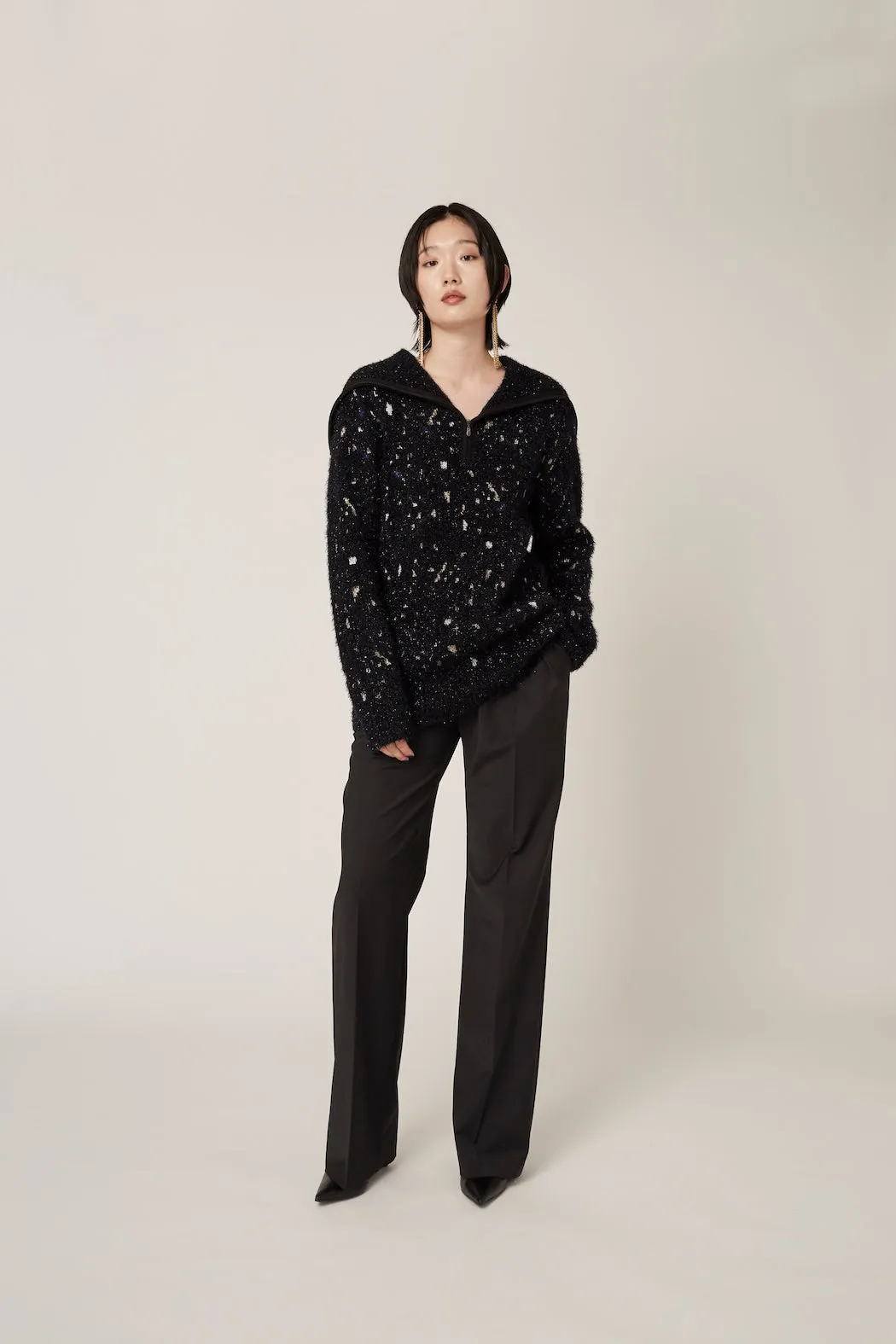 Twinkle knit top (Black)