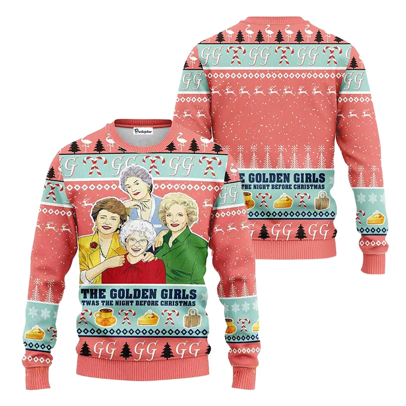 Ugly Christmas Sweater JulesRoche Funny Holiday Knit Jumper