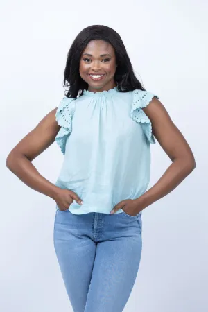 Ulla Johnson Kai Top in Beryl