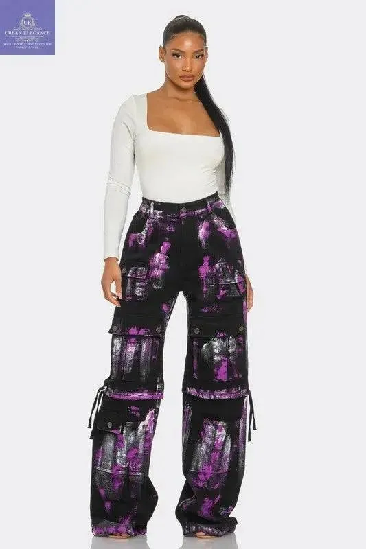 Urban Graffiti Cargo Pants