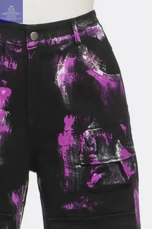 Urban Graffiti Cargo Pants