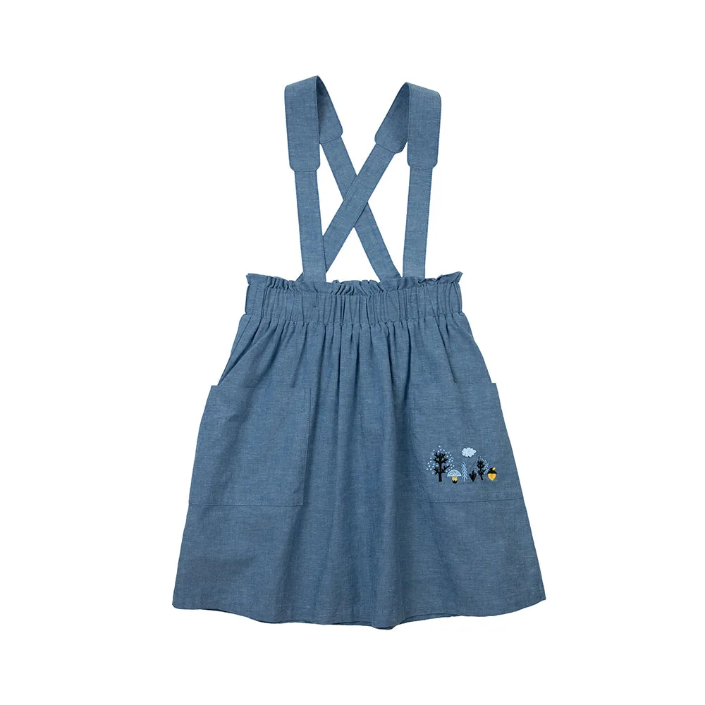 Vauva Fantasy Forest Overall Dress - Blue