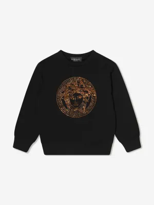 Versace Girls Studded Medusa Sweatshirt