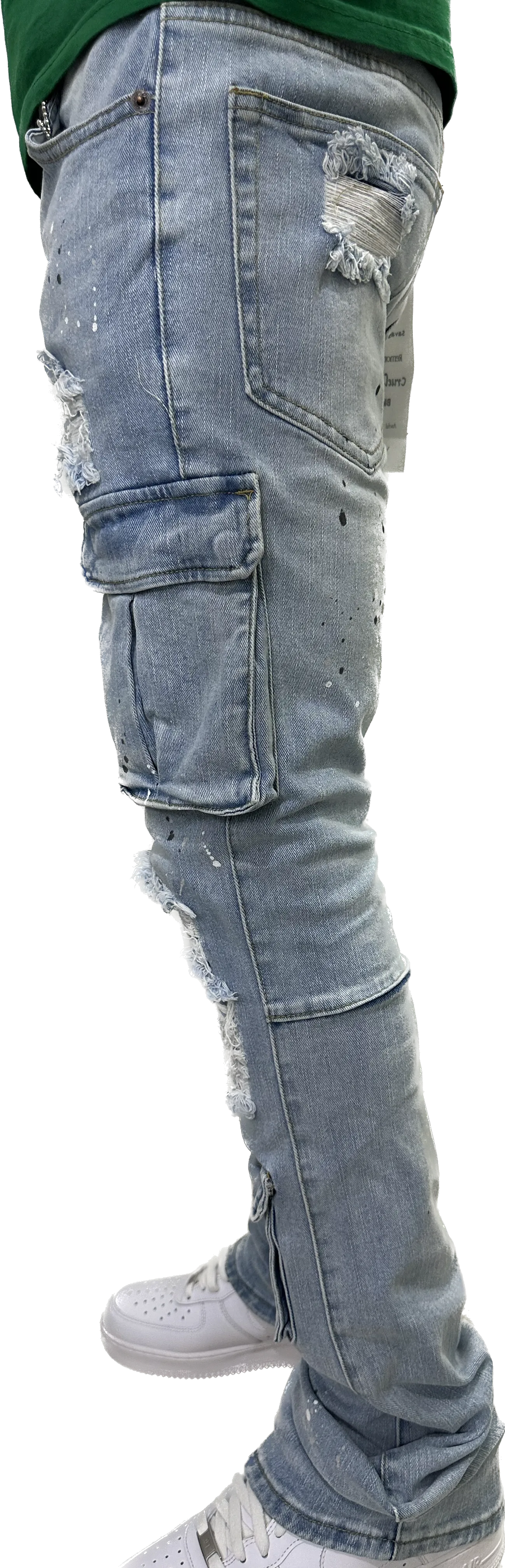 VICIOUS DENIM VC218 BLUE BLEACH