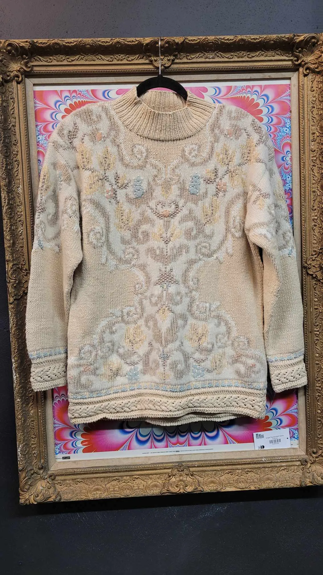 Vintage 90's Pastel Cream Sweater