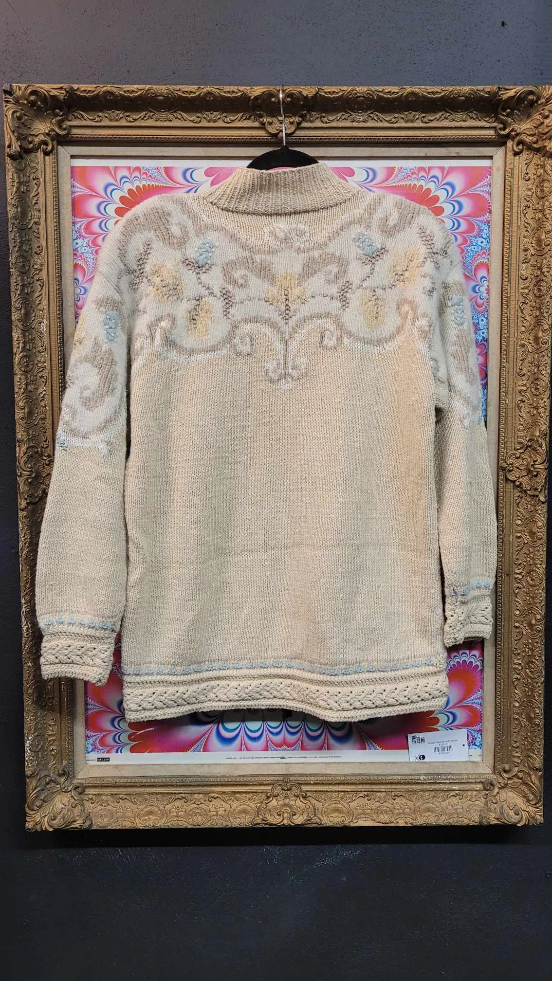 Vintage 90's Pastel Cream Sweater