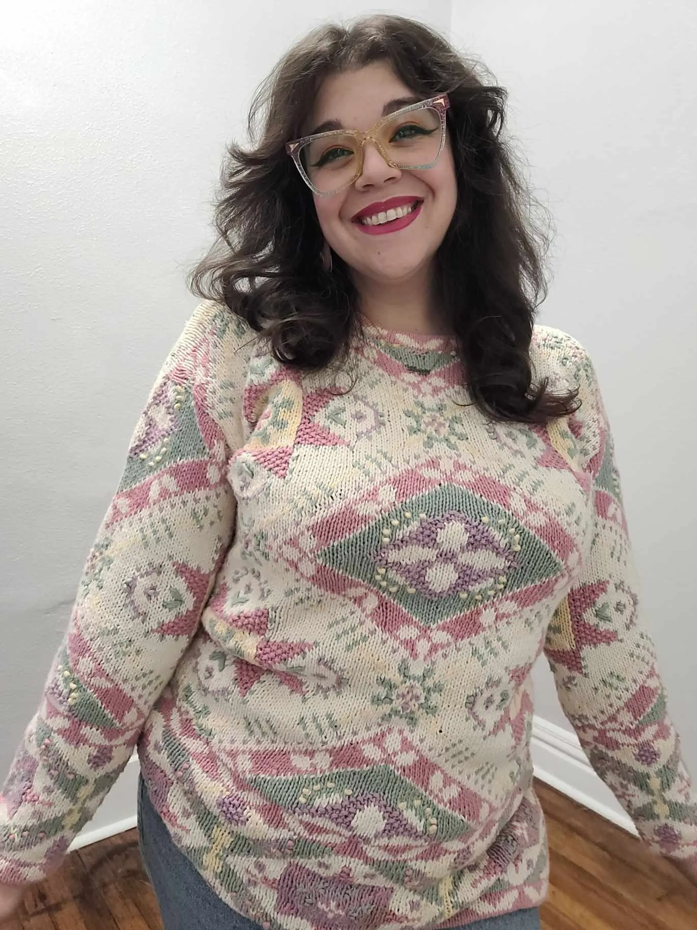 Vintage 90's Pink Pastel Sweater