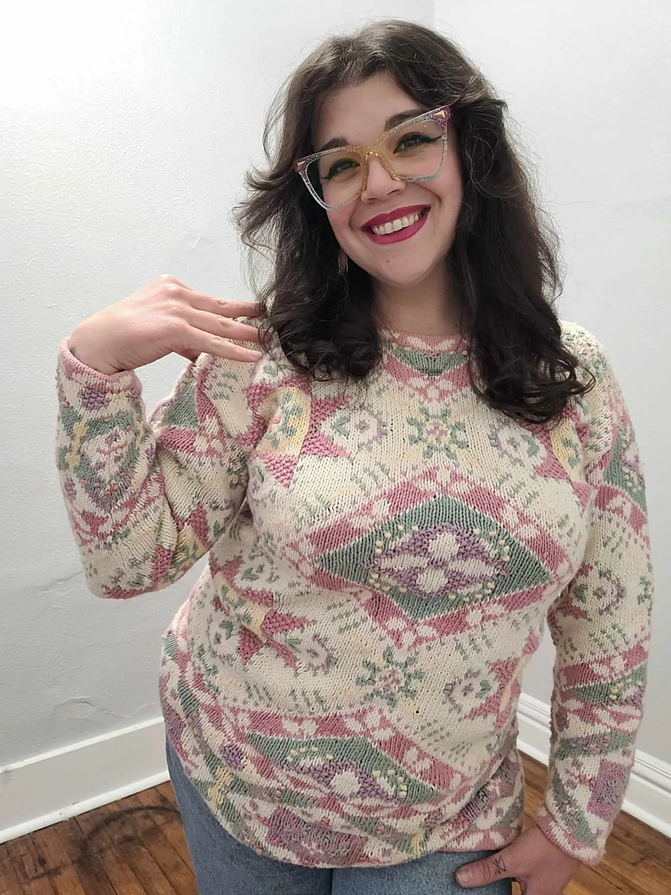 Vintage 90's Pink Pastel Sweater