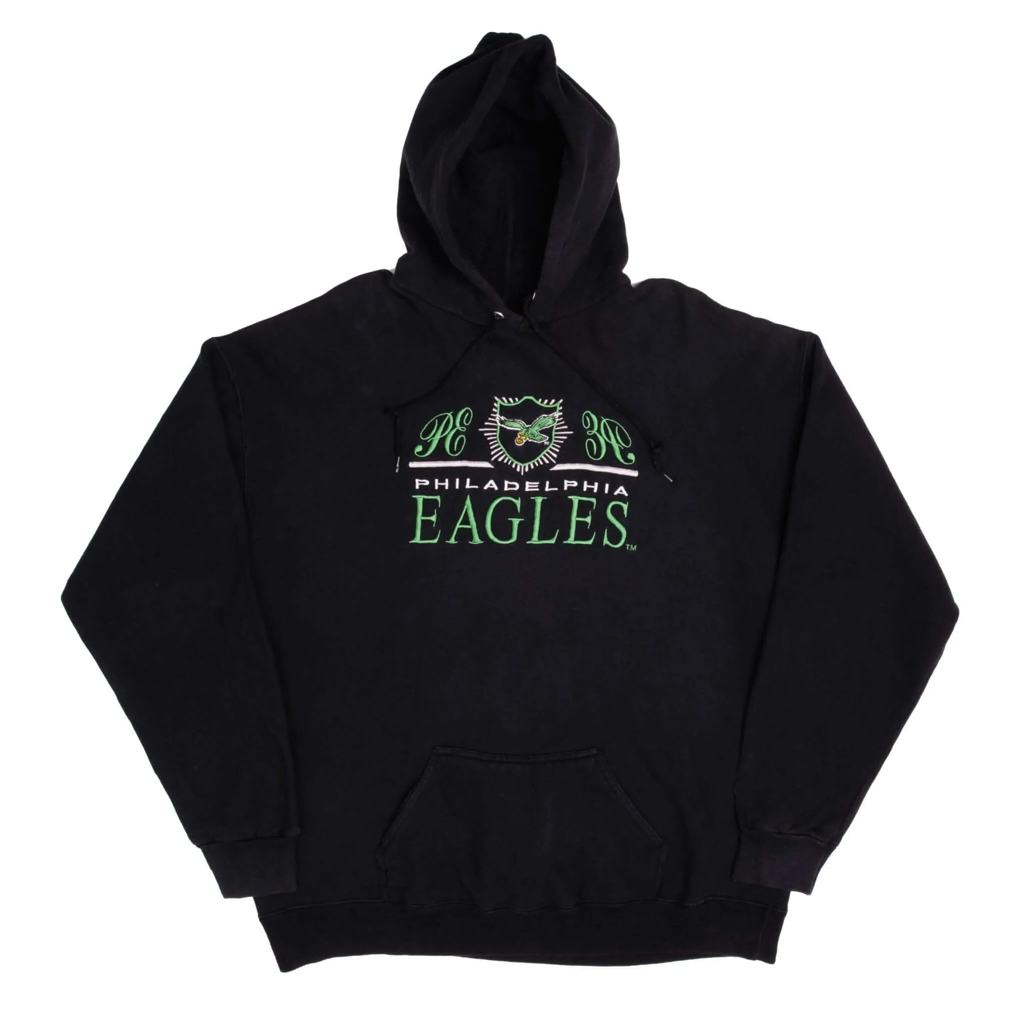 VINTAGE NFL PHILADELPHIA EAGLES HOODIE SWEATSHIRT SIZE XL MADE IN USA