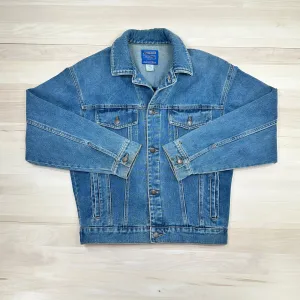 Vintage Pendleton Southwestern Wool Denim Jacket Men's Small