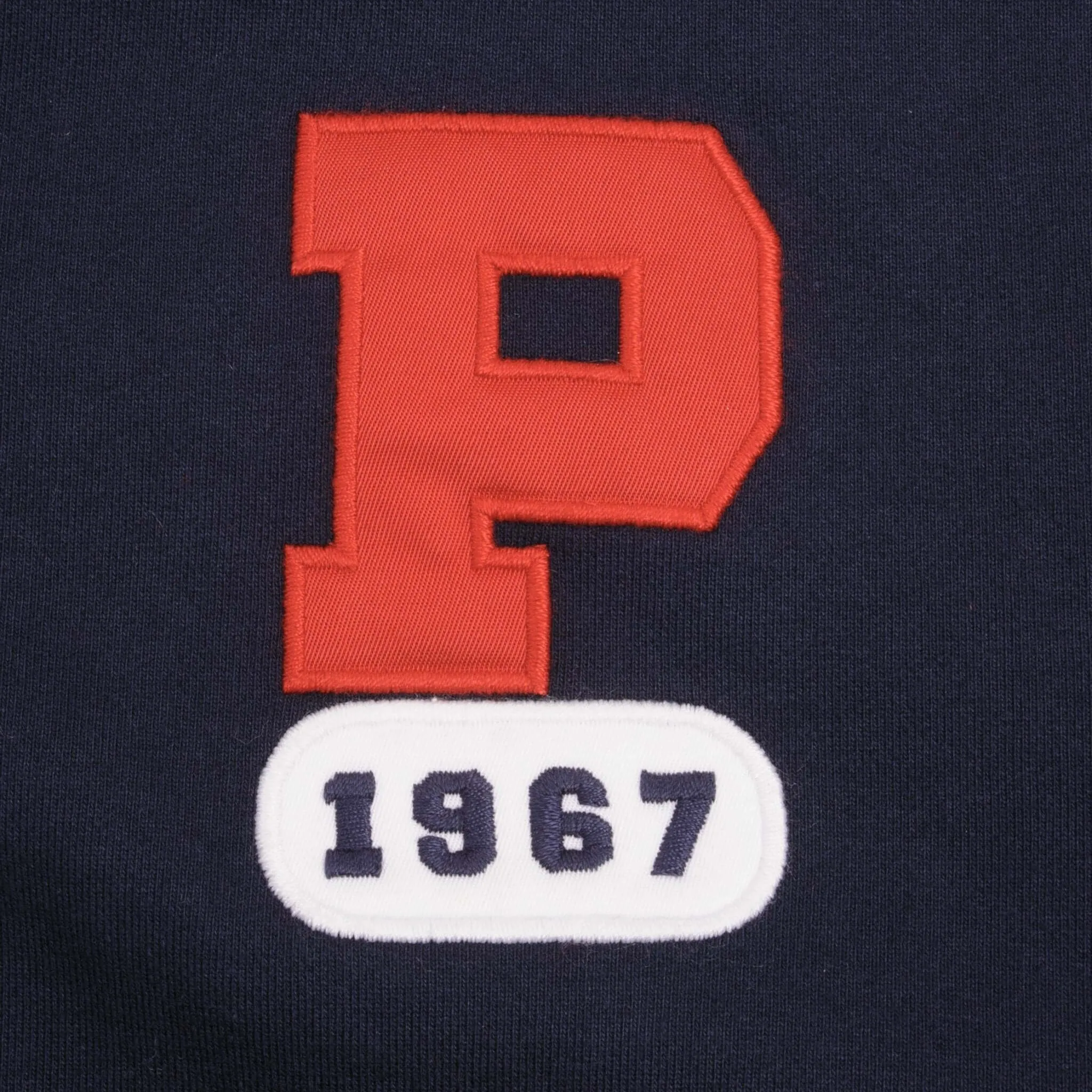 VINTAGE RALPH LAUREN P 1967 QUARTER ZIP SWEATSHIRT SIZE LARGE 1990S