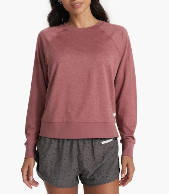 VUORI HALO CREW LONG SLEEVE WOMENS SWEATSHIRT