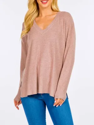 Waffle Sweater - Heather Blossom