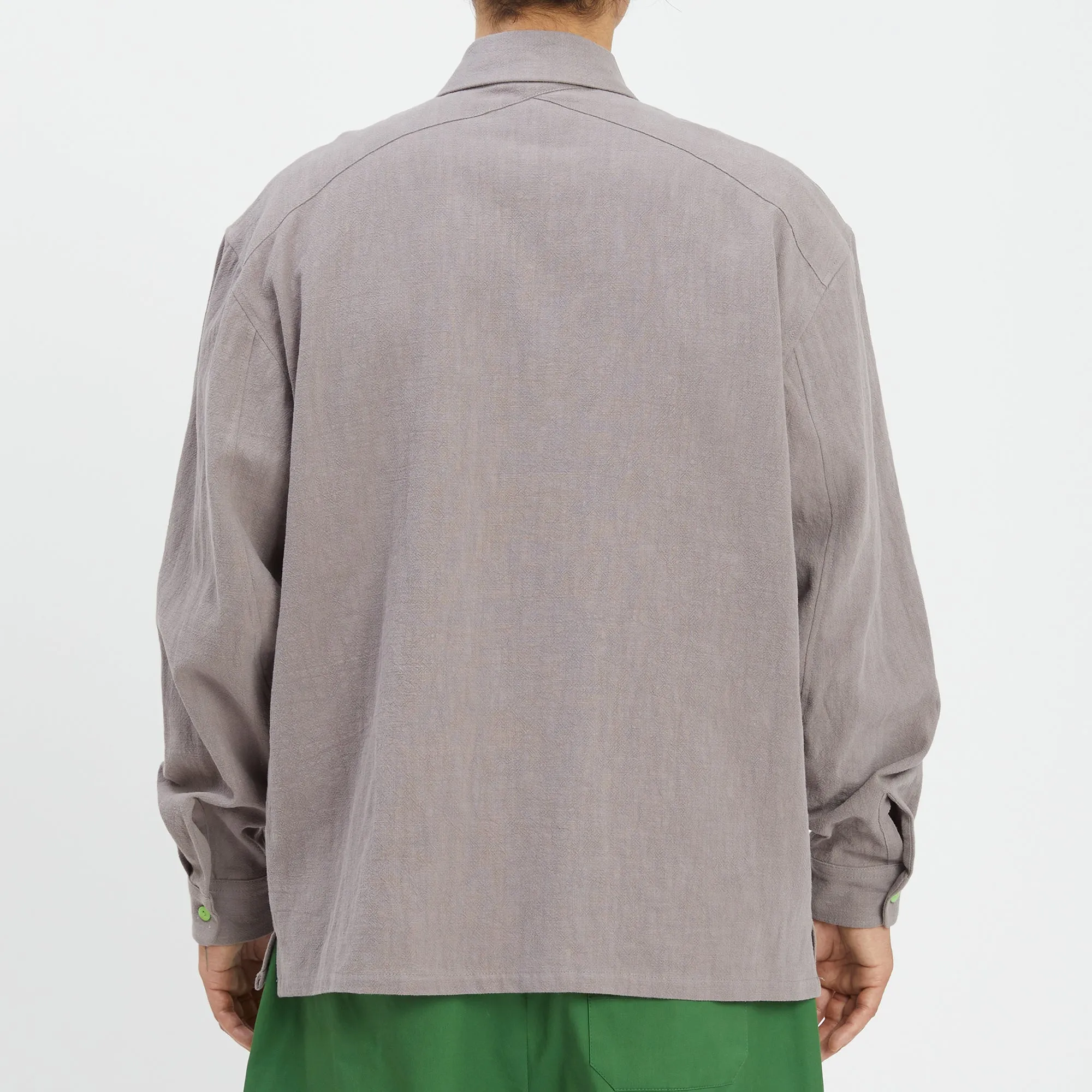 Warrick Shirt - Grey Ramie