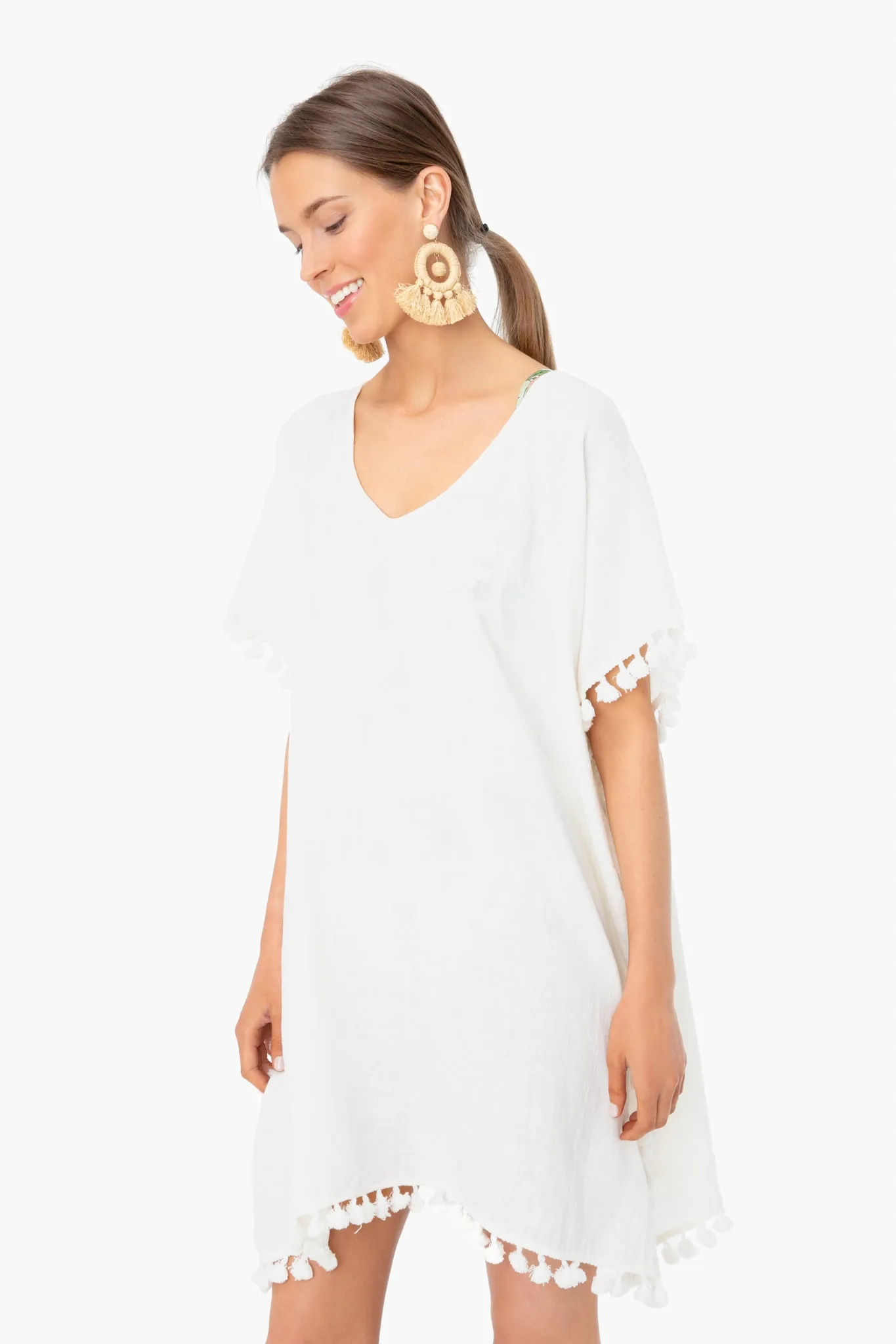 White Katie Caftan