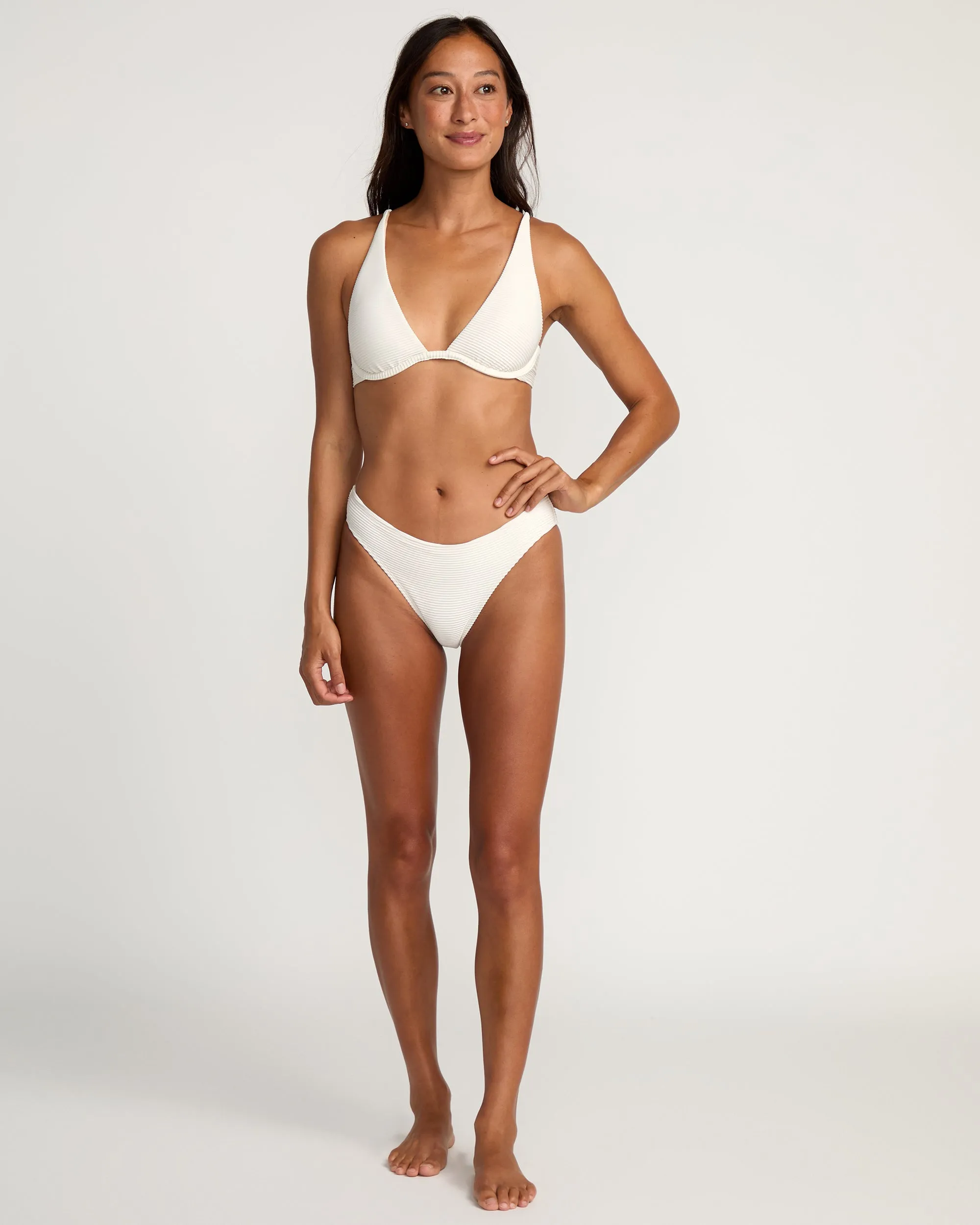 Womens Opua Manoa Underwire Bikini Top - Coconut Milk