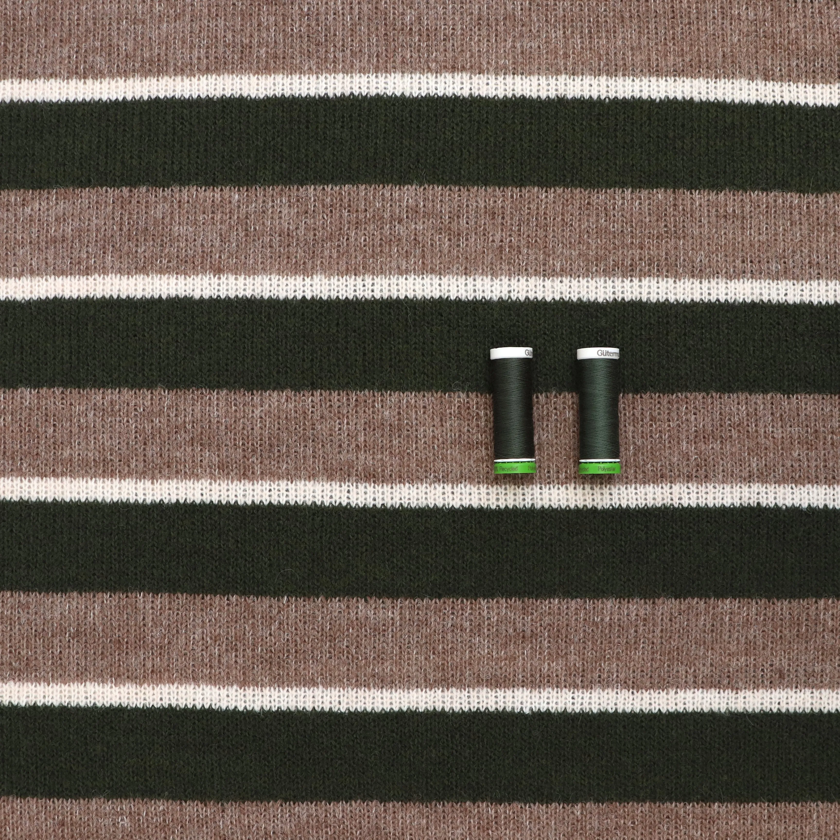 Yarn Dyed Knit - Green Stripe - SALE