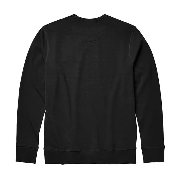 YETI French Terry Crew Neck Pullover - Black