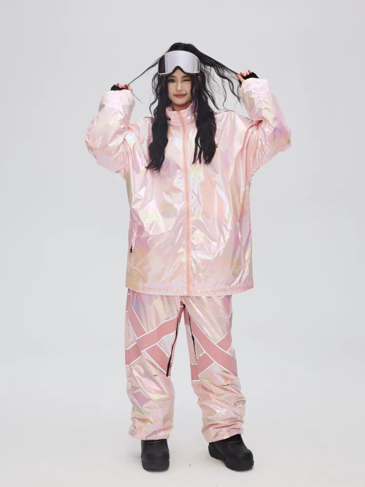 Yetisnow Gradient Pink Pants - Women's