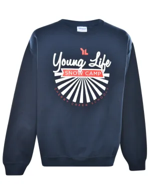 Young Life Printed Sweatshirt - L