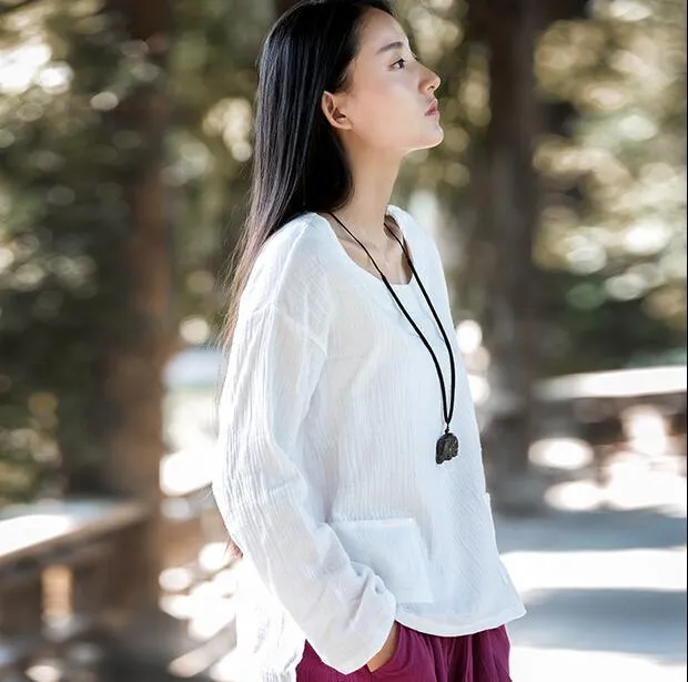 Zen Linen Shirts With Pockets  | Zen