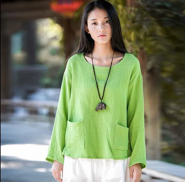 Zen Linen Shirts With Pockets  | Zen