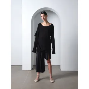 ZERO TOP KNIT (BLACK)