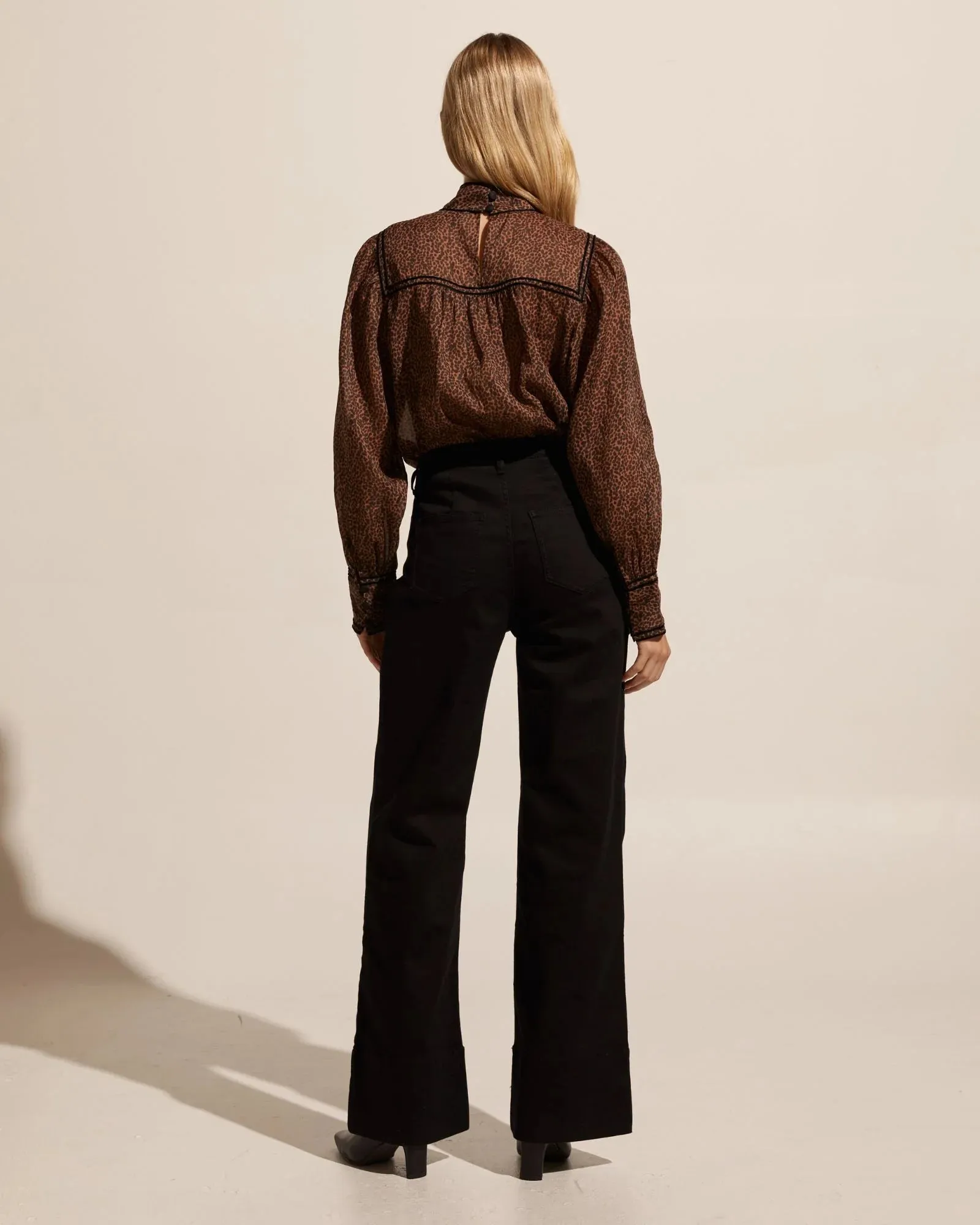 Zoe Kratzman Horizen Top - Toast Leopard