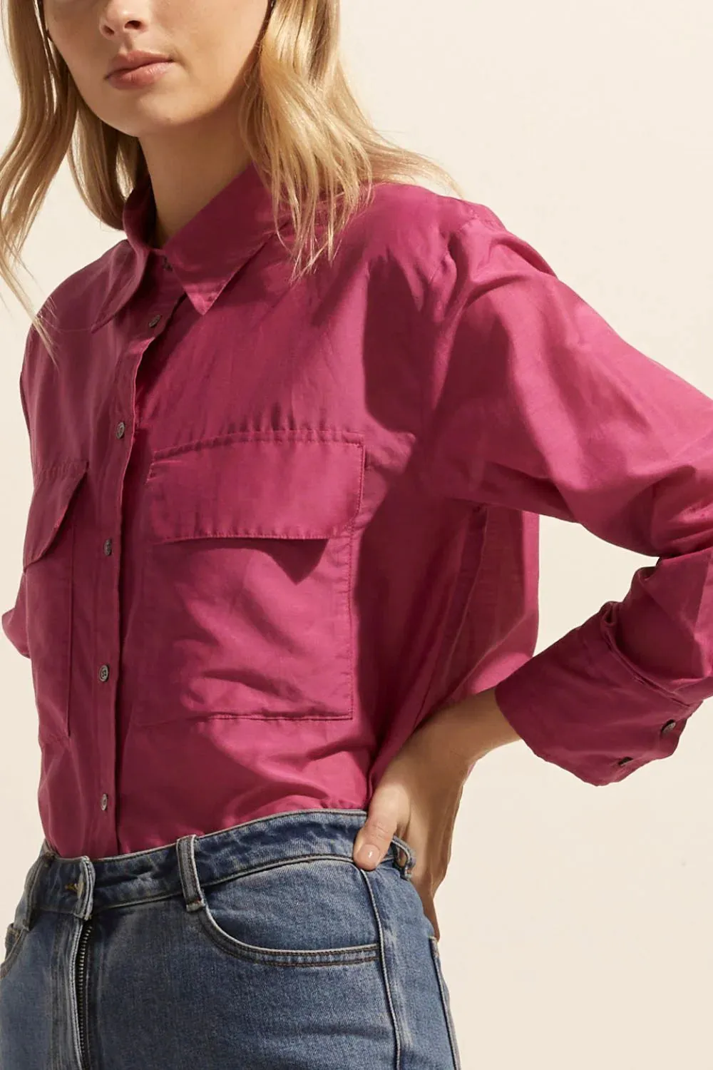 ZOE KRATZMANN - Abroad Top - Magenta Size 1 & 2 Only