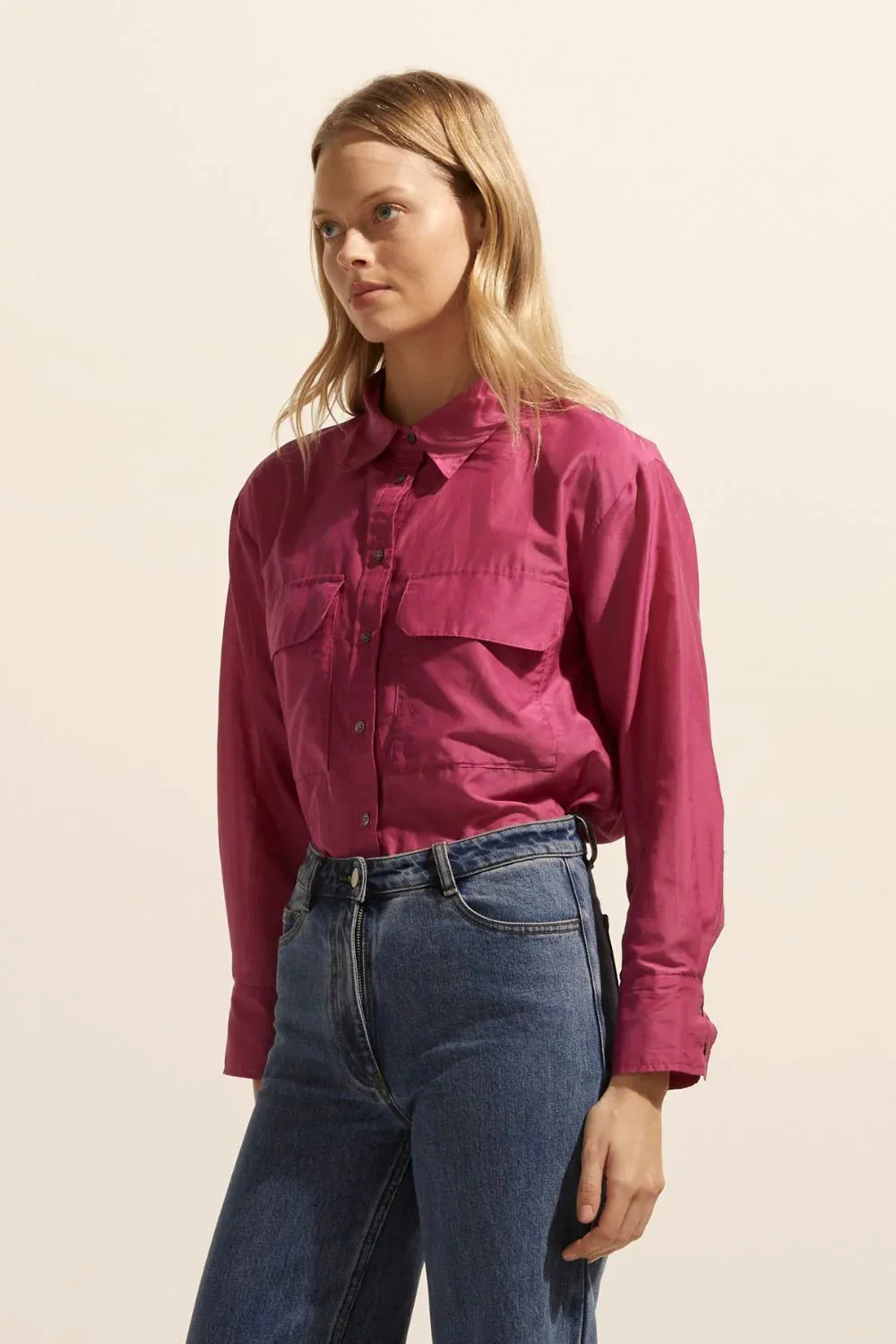 ZOE KRATZMANN - Abroad Top - Magenta Size 1 & 2 Only
