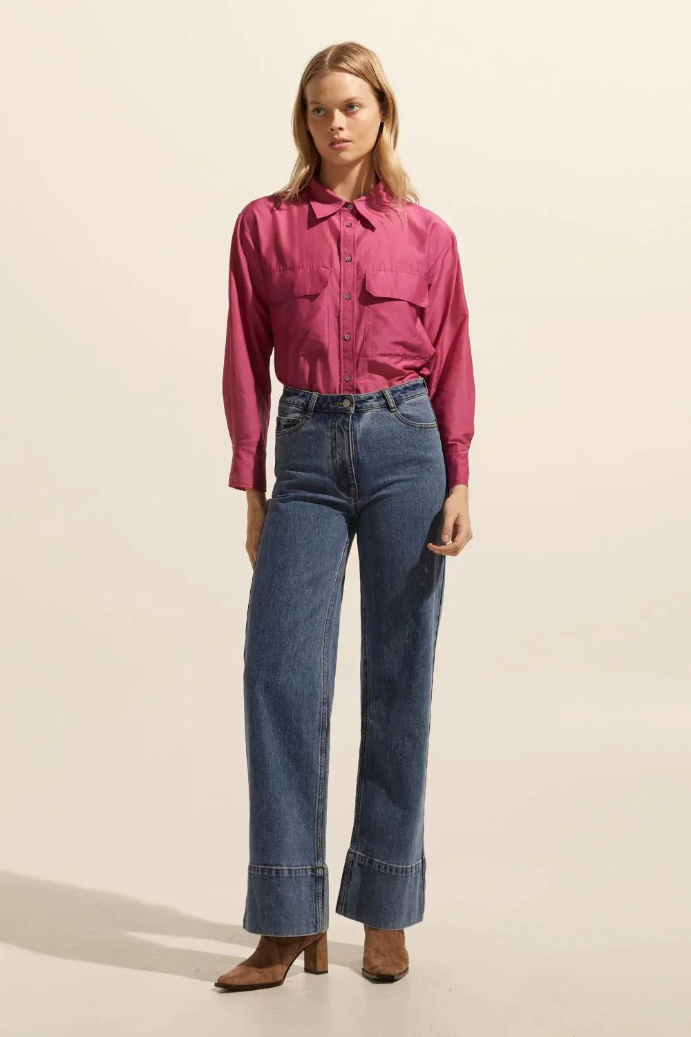 ZOE KRATZMANN - Abroad Top - Magenta Size 1 & 2 Only